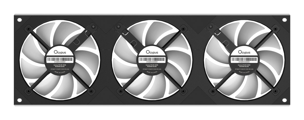 Ocypus Gamma F36 Argb (Negro, Reverse, 360 Mm) Gamma-F36-Bk3am001-Gl
