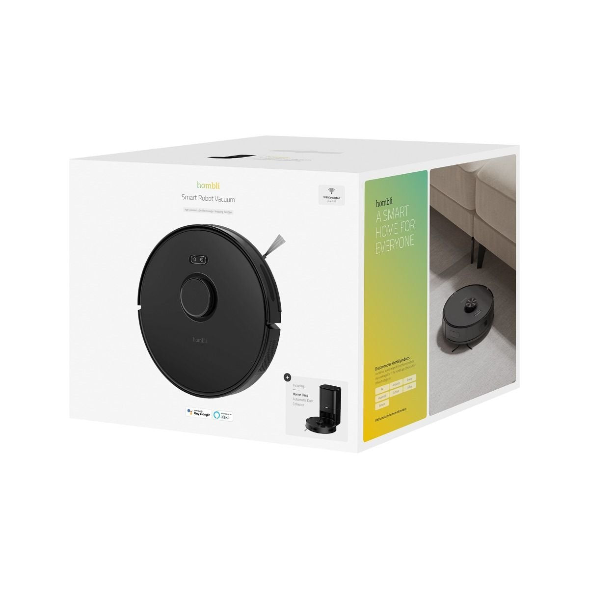 Aspiradora Hombli Hbvr-0100 Robotizada Sin Bolsa Negro