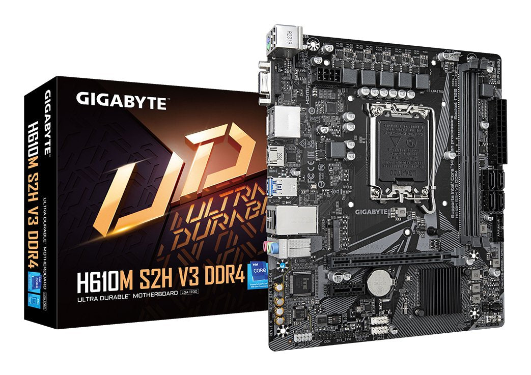 EAN 4719331859732 - GIGABYTE H610M S2H V3 DDR4 placa base Intel H610 Express LGA 1700 micro ATX imagen 1