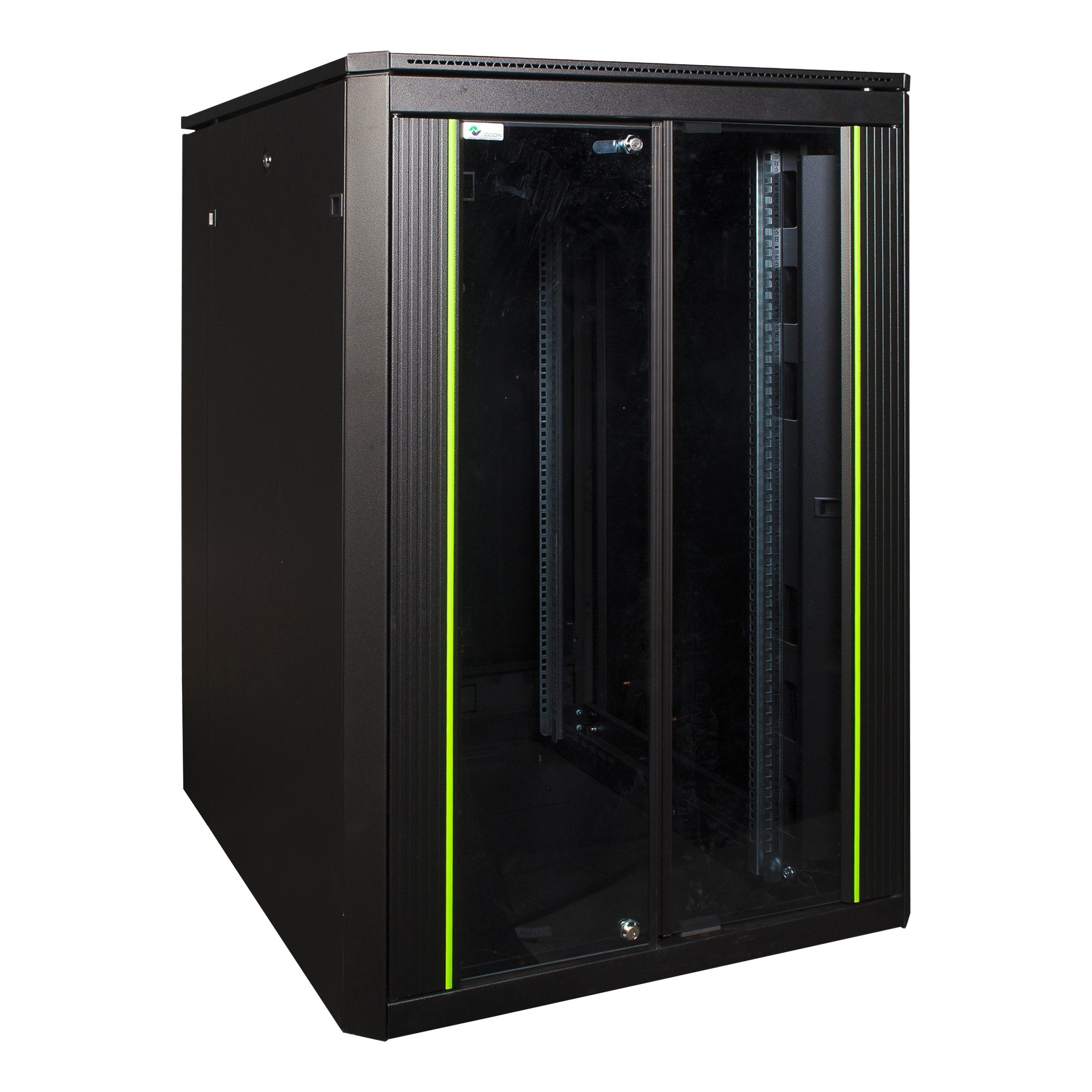 EAN 5420016848970 - LOGON RDL22U81BL armario rack 22U Rack o bastidor independiente Negro imagen 3