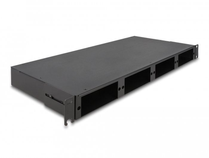 Delock De 19 "Lwl Hd (Alta Densidad) Panel De Parche 1 He Negro, Para Casetes Hd O Paneles Adaptadores Lwl 66924