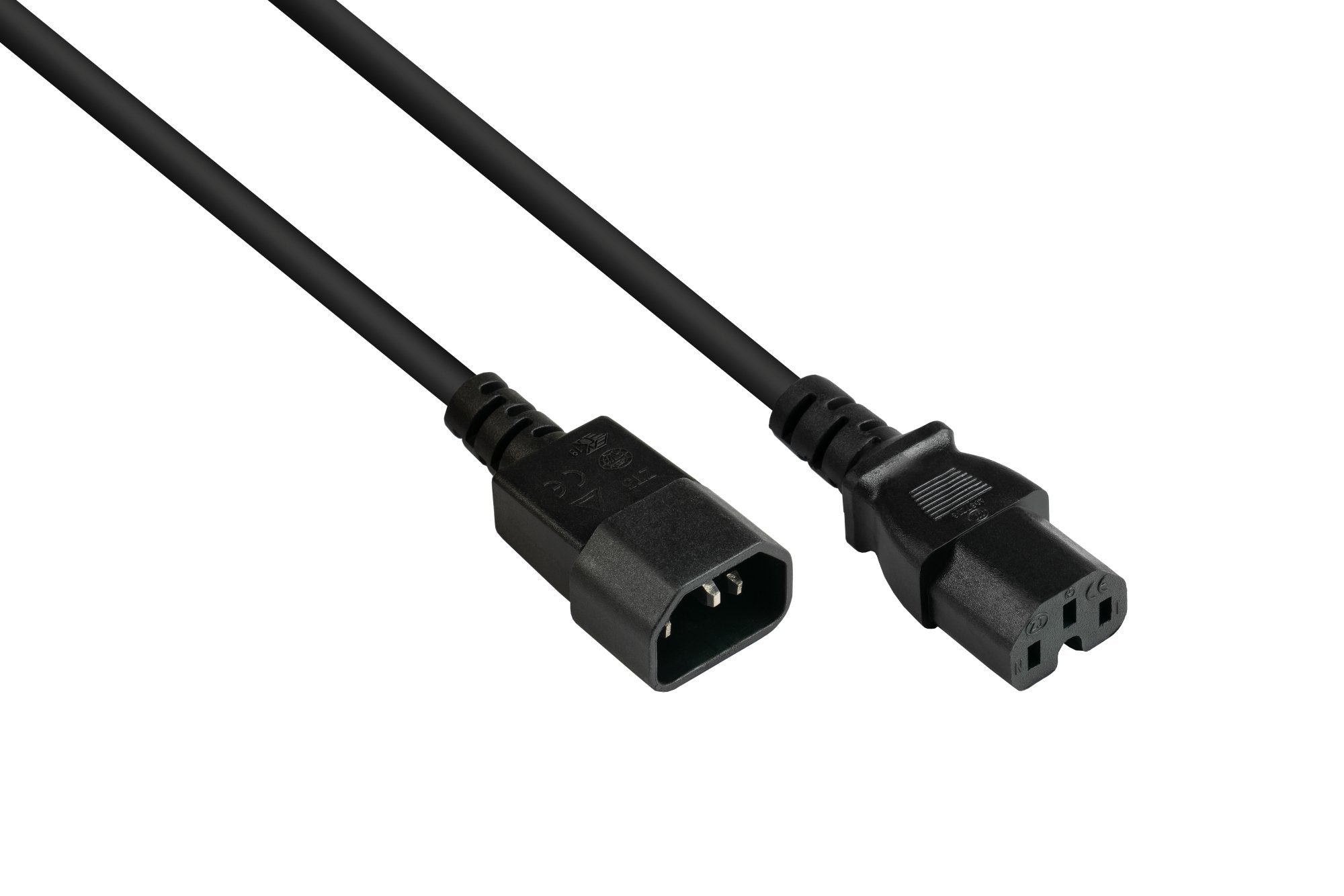 Good Connections Kaltgeräte-Warmgeräte C14 An C15 Negro 5m