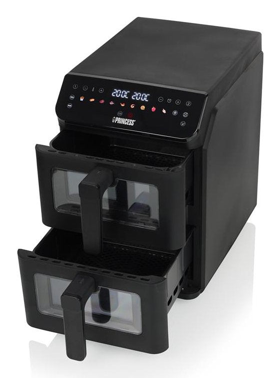 EAN 8711658523262 - Princess 182490 Doble 11,2 L Independiente 3000 W Freidora de aire caliente Negro imagen 5