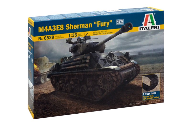 Italeri M4a3e8 Sherman ' Fury'