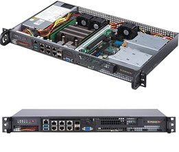 Supermicro Superserver 5019d-Fn8tp, Barebone Negro, 1u Sys-5019d-Fn8tp