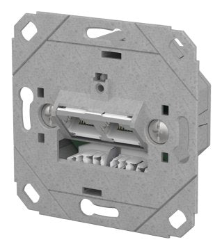 Metz Connect Anschlussdose E-Dat C6a Lsa++ 2 Port Up0 Metallisch