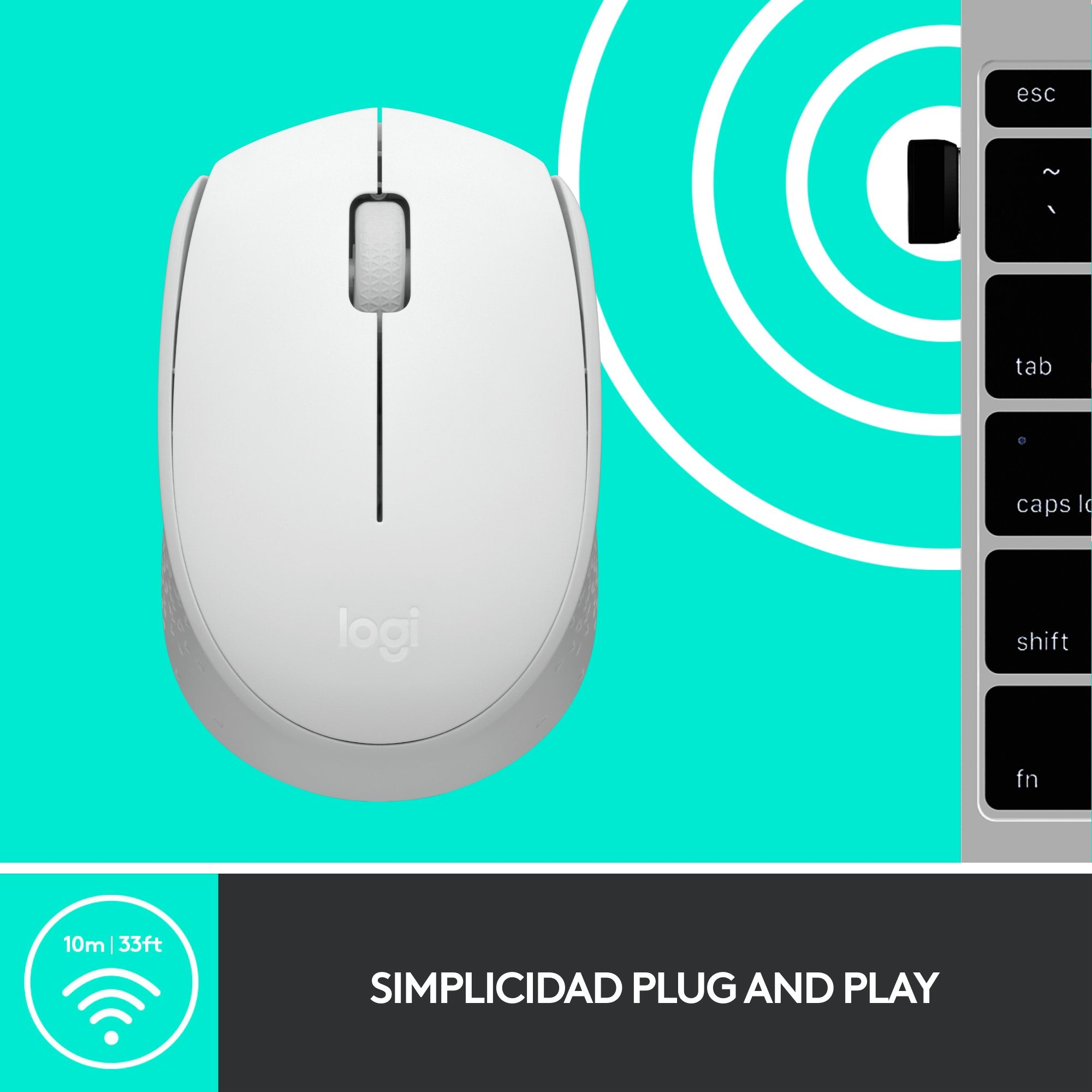 EAN 5099206108790 - Logitech 910-006867 ratón Oficina Ambidextro RF inalámbrico Óptico imagen 9