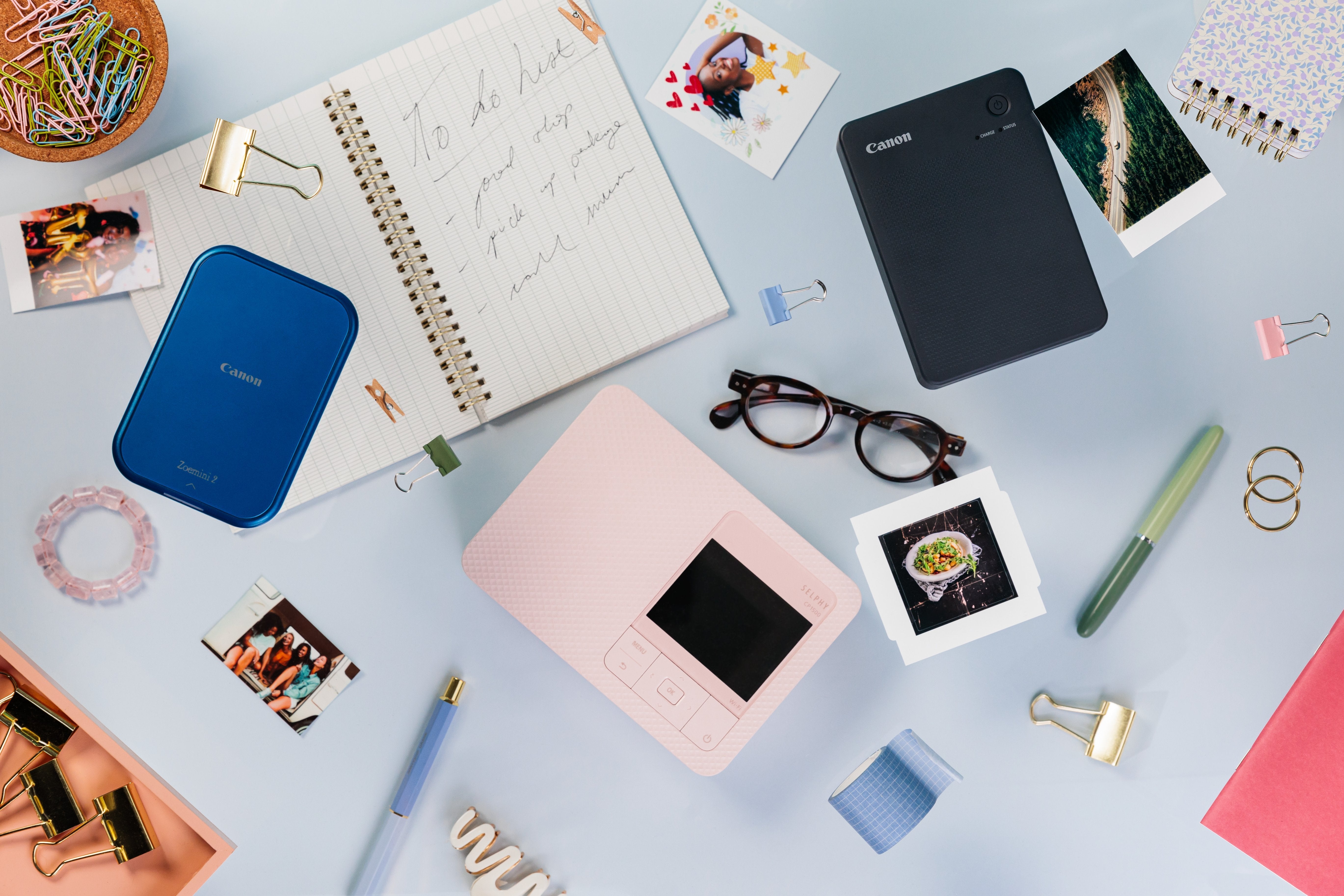 Canon Selphy Qx20 Bk Impresora De Foto Pintar Por Sublimación 287 X 287 Dpi 2.8" X 3.3" (7.2x8.5cm) Wifi