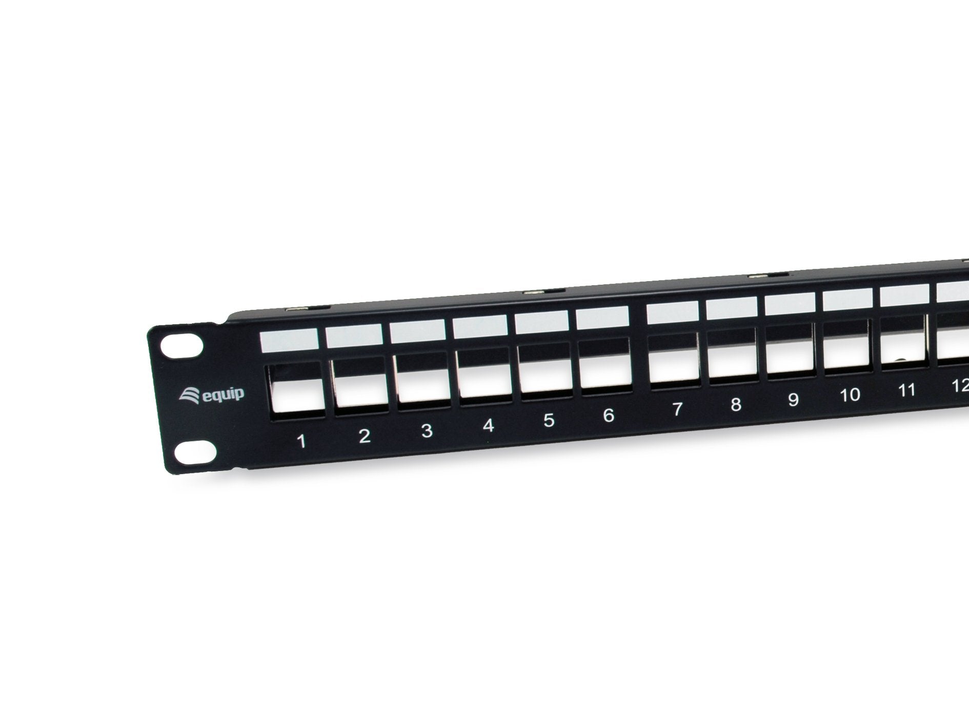 Equip Patchpanel 24x Cat6a 19" Ftp 1he Keymone Montage Sw