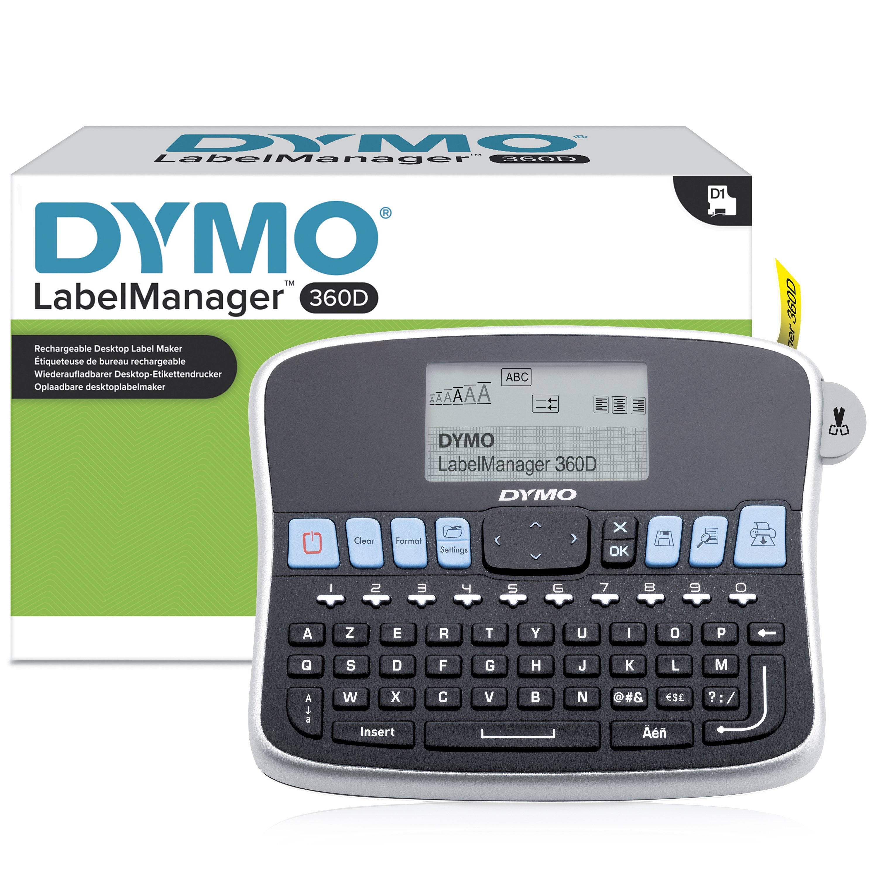 EAN 3501170879511 - DYMO LabelManager 360D™ AZY impresora de etiquetas Transferencia térmica 180 x 180 DPI 12 mm/s Alámbrico imagen 1