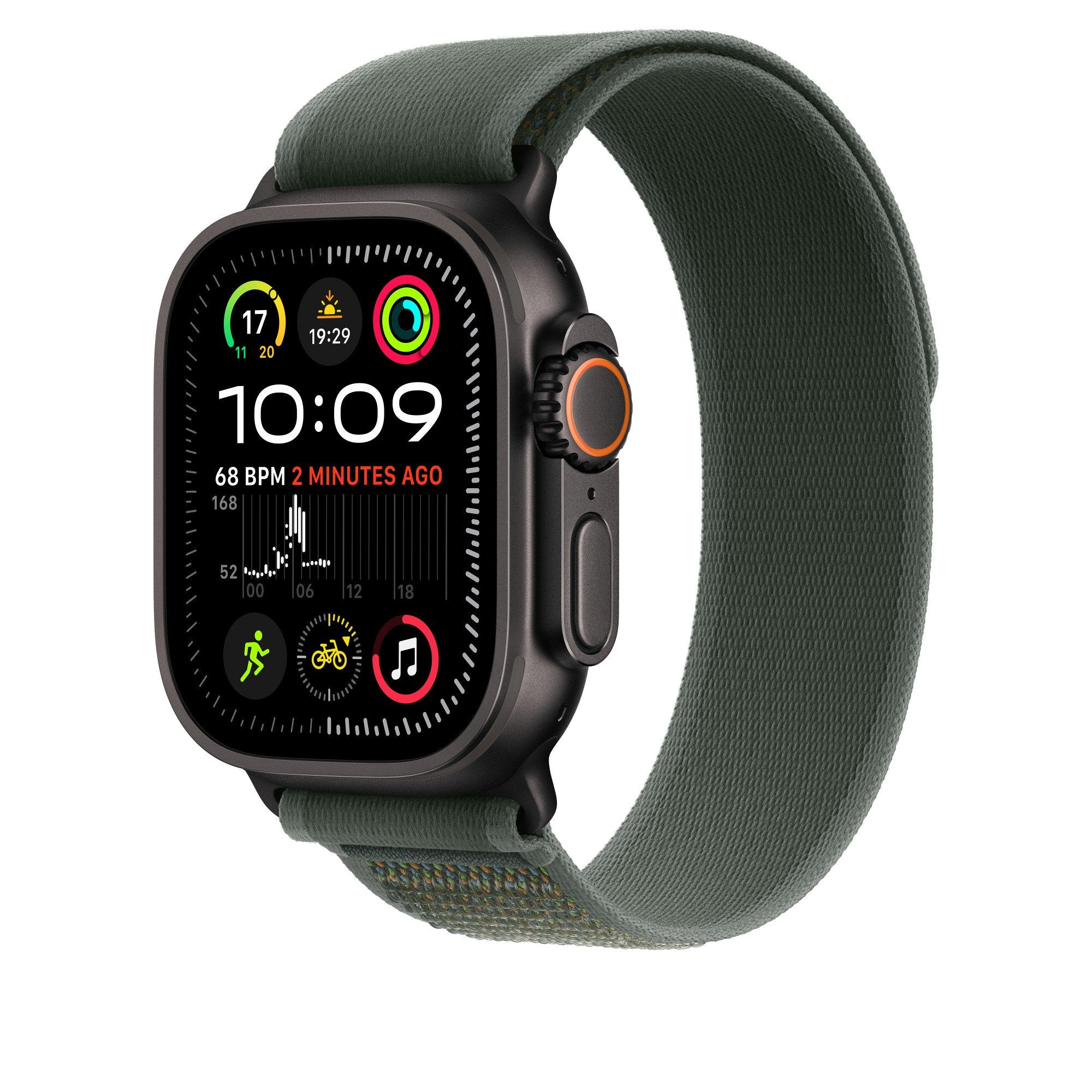 EAN 0195949774706 - Apple MYQ33ZM/A Accesorios para dispositivos vestibles inteligentes Grupo de rock Verde Nylon, Poliéster, imagen 2