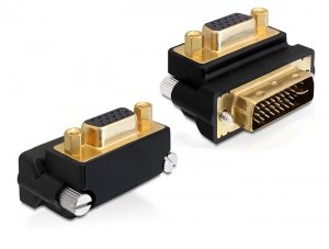 Delock Adaptador Vga Hembra > Dvi 24+5 Pin Macho 270° Angular