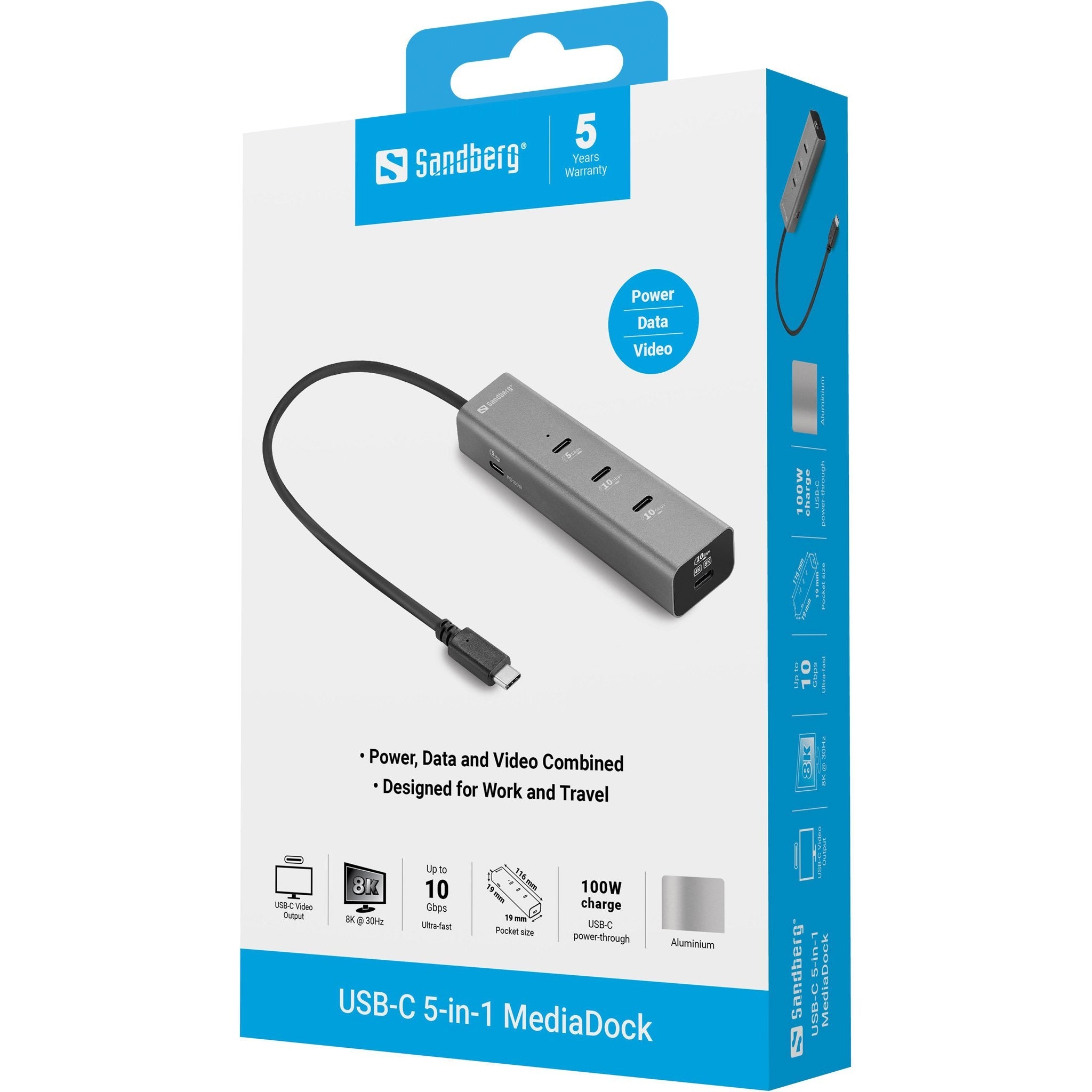 Usb-C 5-In-1 Mediadock