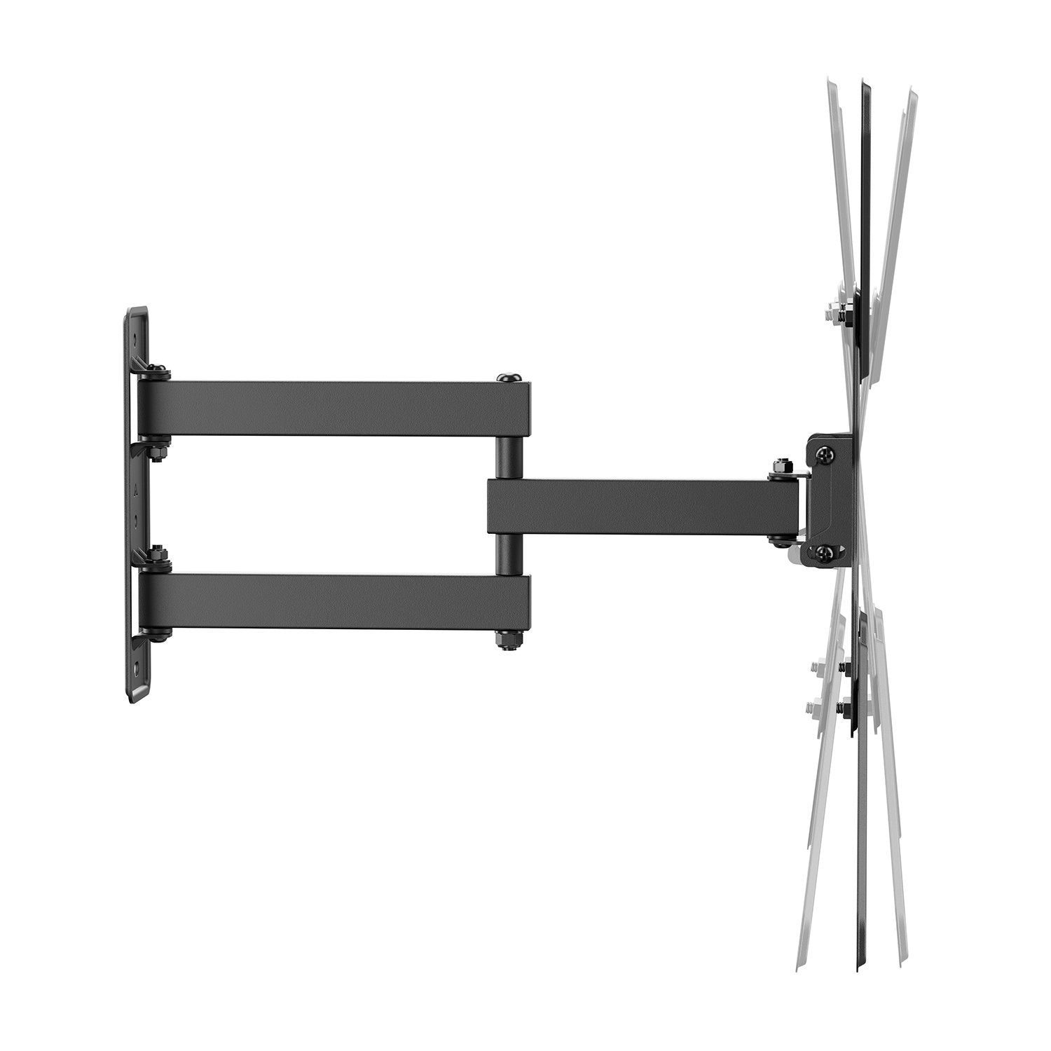 Aisens Soporte Eco Giratorio, Inclinable Para Monitor/Tv 30kg (3 Pivotes) De 23-65, Negro