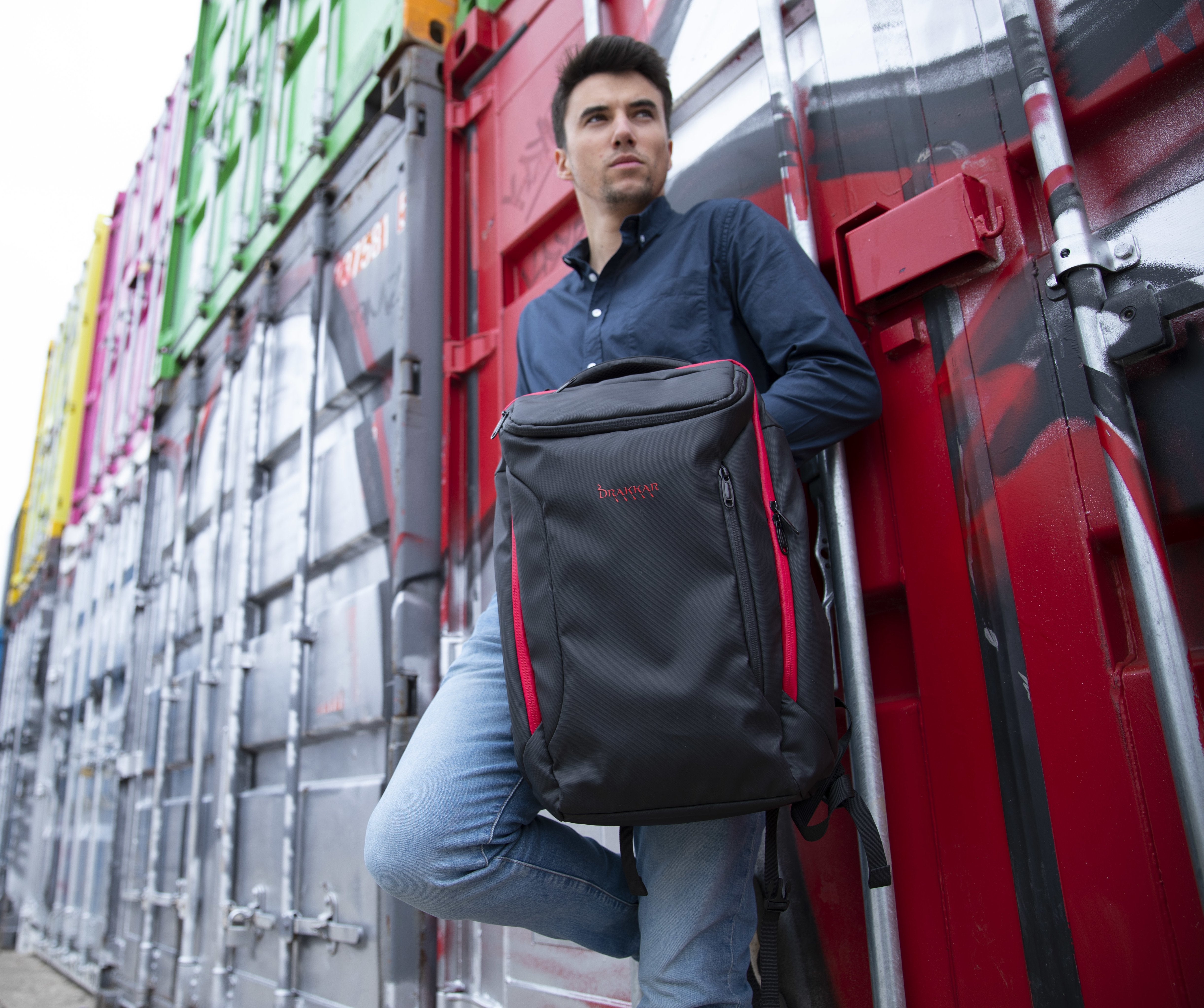 Mochila Konix Drakkar Ragnarr Para Portátil Hasta 17'