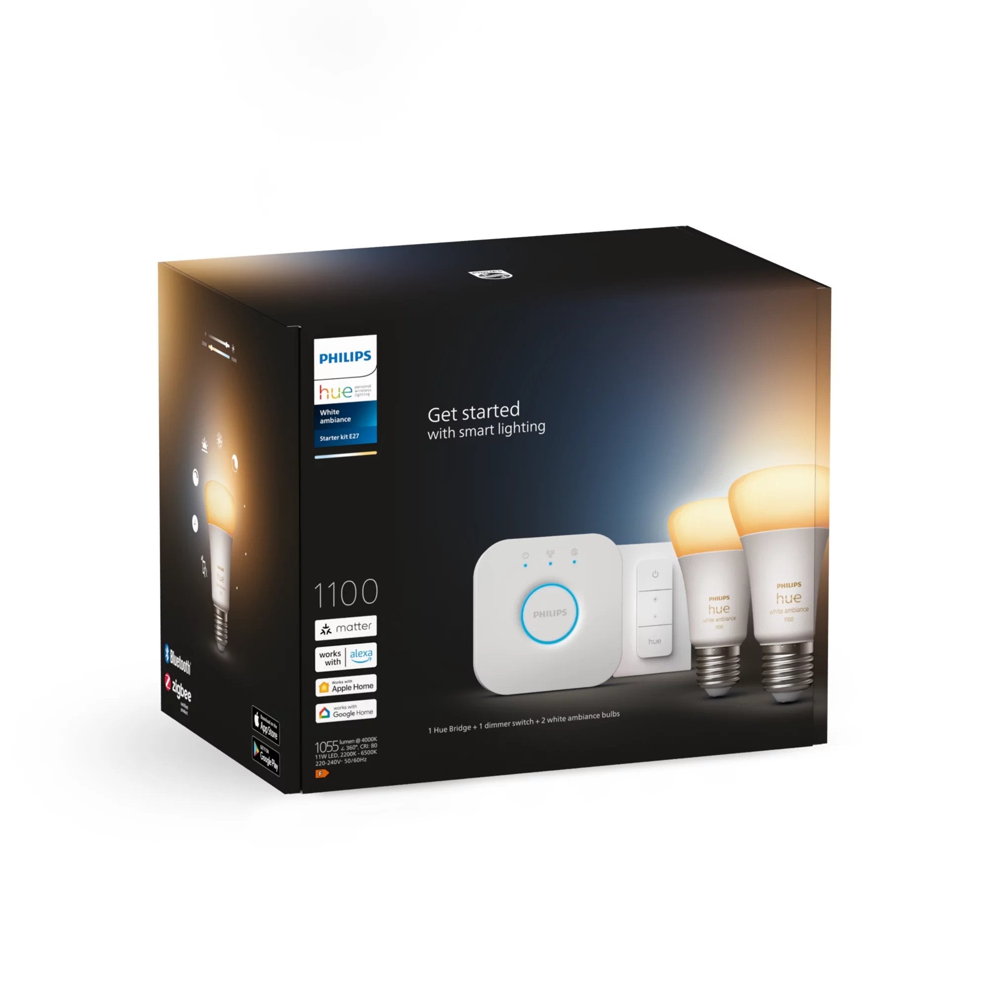 Bombilla Philips Hue Mostek + 2x E27 10,5w! Wa