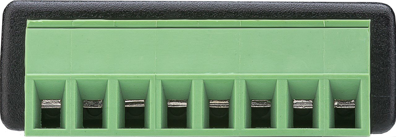 Goobay 76736 Cambiador De Género Para Cable Terminal Block 8-Pin Rj-45 (8p8c) Negro