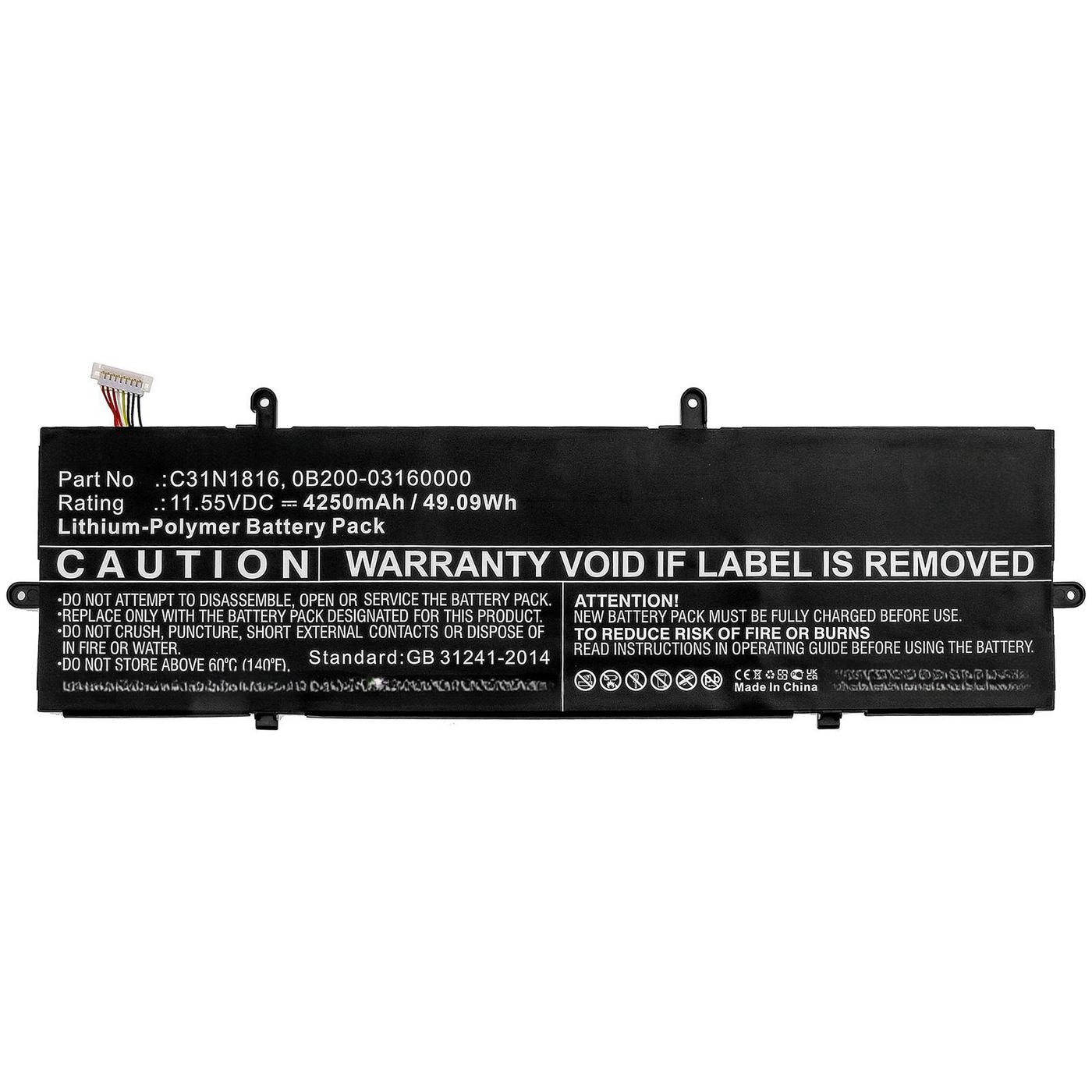 Coreparts Mbxas-Ba0274 Refacción Para Notebook Batería