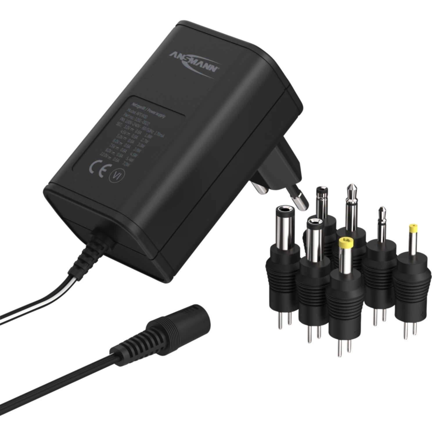 Ansmann Aps 600 Unidad De Fuente De Alimentación 7,2 W Negro