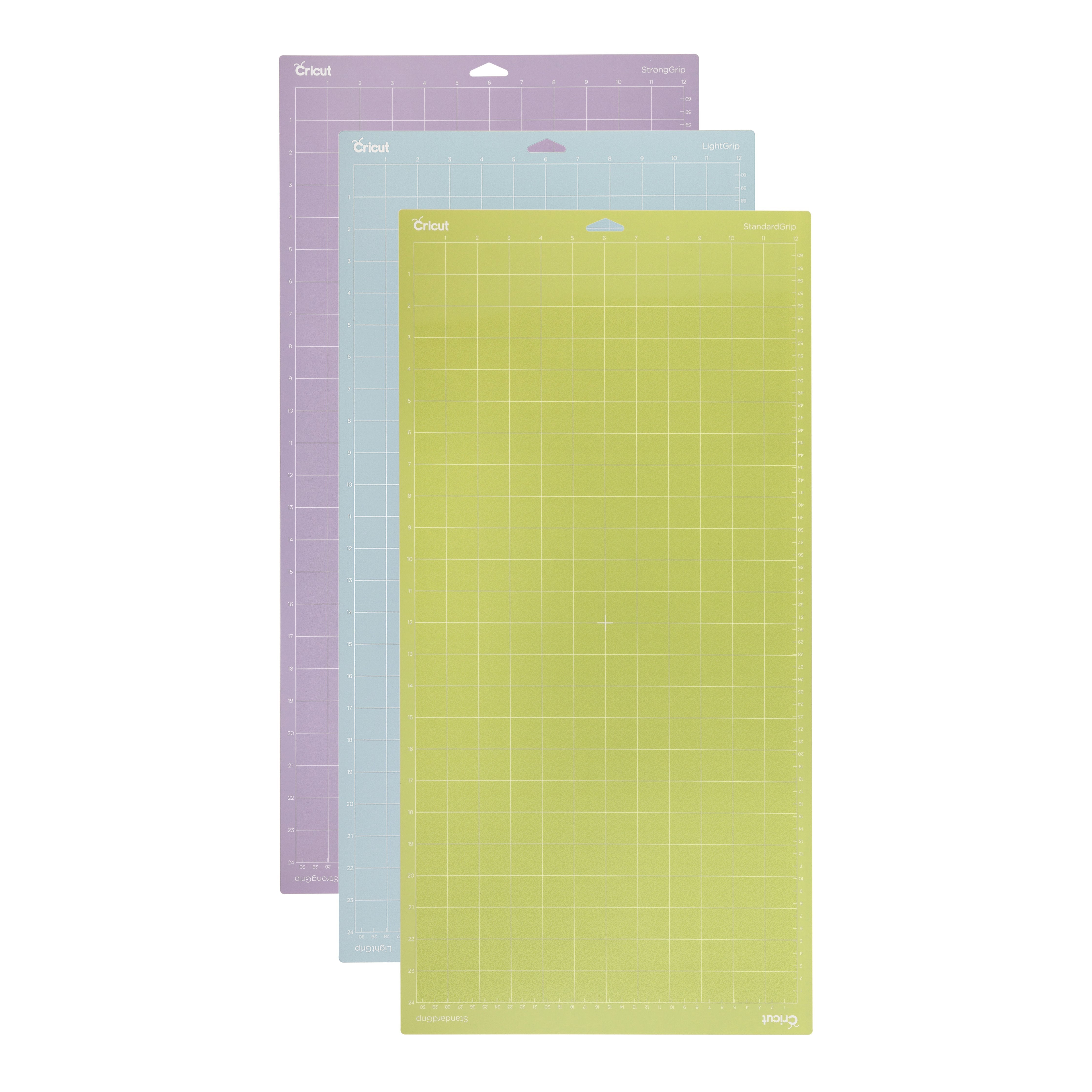 Cricut Set De3 Tapis De Coupe, Plastique, Multicolore, 30.5 X 60.9 Cm Pc2003847