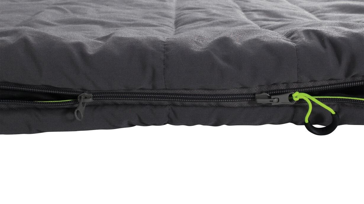 Saco De Dormir Outwell Camper Cremallera Izquierda Gris