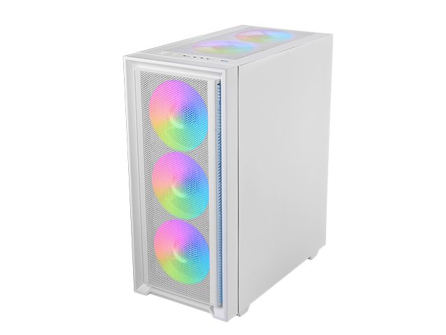 Caja Semitorre Atx Mc-Air Blanco Mars Gaming Bahías Int:2x3'5, 2x2'5/ 1xusb3.0/ 2xusb2.0/ Audio In/Out/ Sistema De Gestión De Cableado Interno