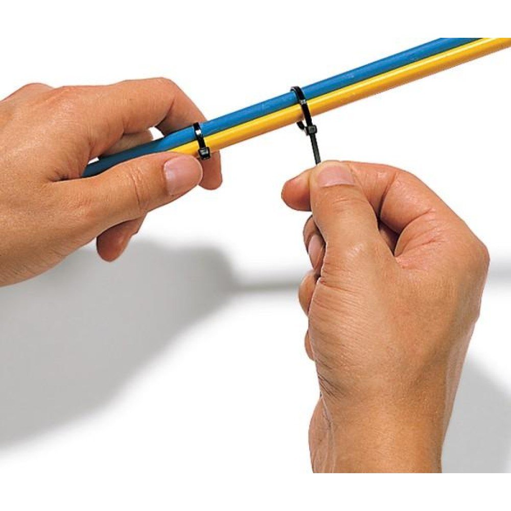 Techly 306356 Bridas Techly Nylon 100 X 2,5 Mm 100 Piezas Negro