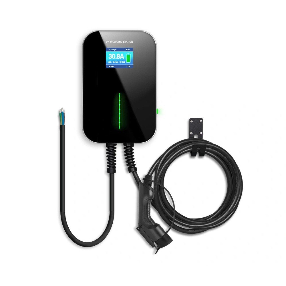 Extralink Bs20-Bc-22kw-App Typ 2 32a 22kw Adowarka Do Samochodu Elektrycznego 3 Fazy, Ekran Lcd, Aplikacja, 6,1m 100 250 380 V Negro