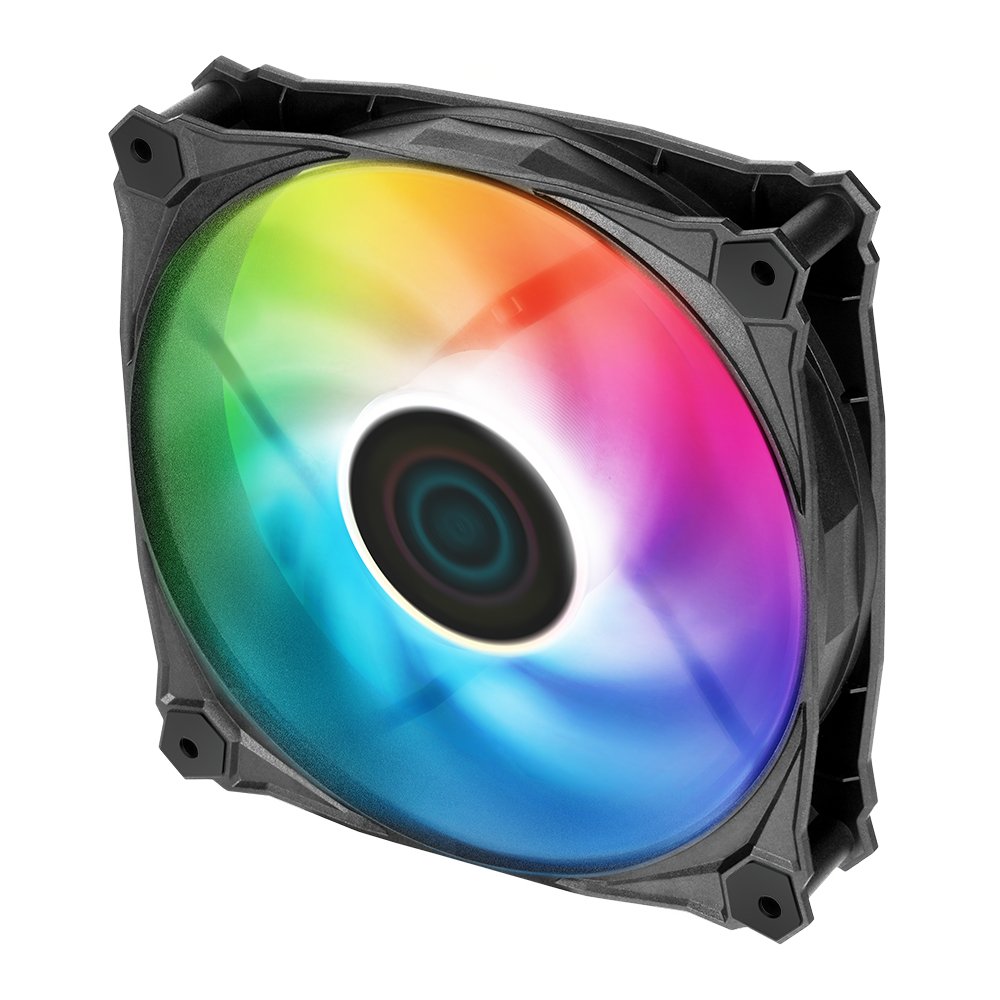 EAN 1230000071932 - Iceberg Thermal IceGALE Lightning ARGB Carcasa del ordenador Ventilador 12 cm Negro 3 pieza(s) imagen 5