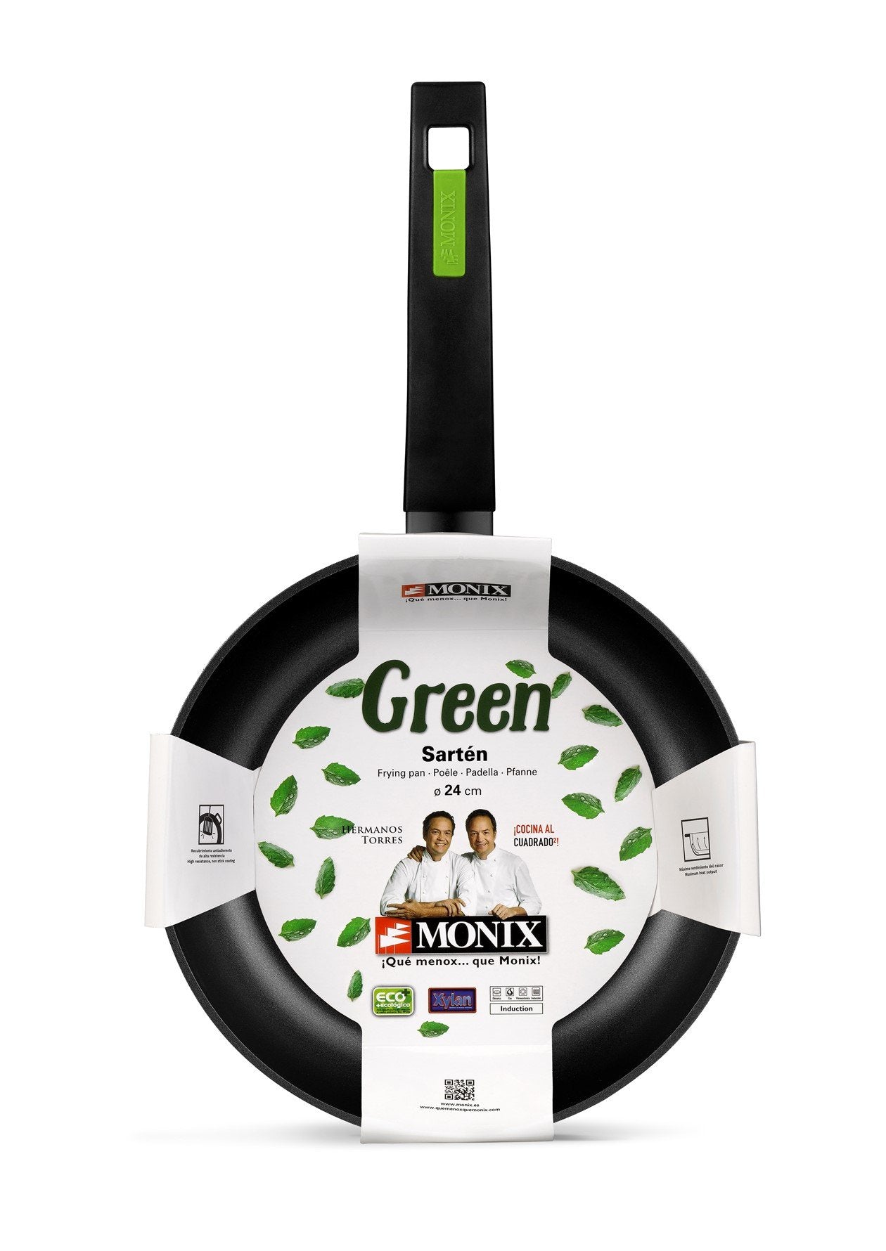 Sartén Monix Green M481224 Ø24cm Aluminio Forjado Apta Para Inducción