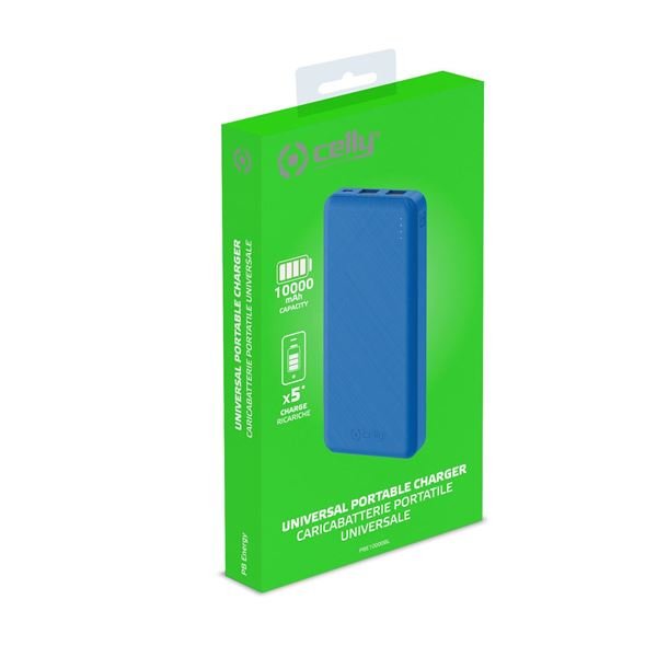Power Bank Energy 10a Azul 2u
