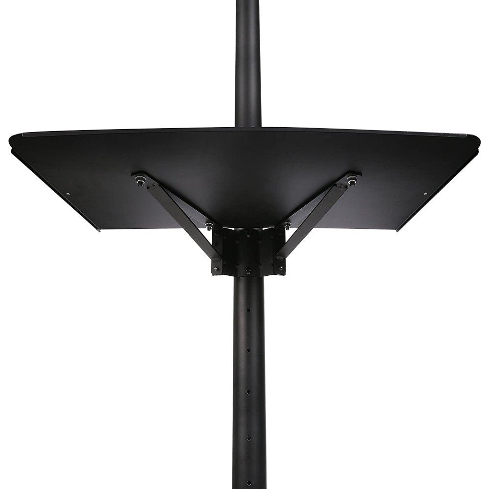 Techly Ica-Tr20 Soporte De Pie Para Pantalla Plana 94 Cm (37") Soporte De Suelo Con Ruedas Para Pantalla Plana Negro