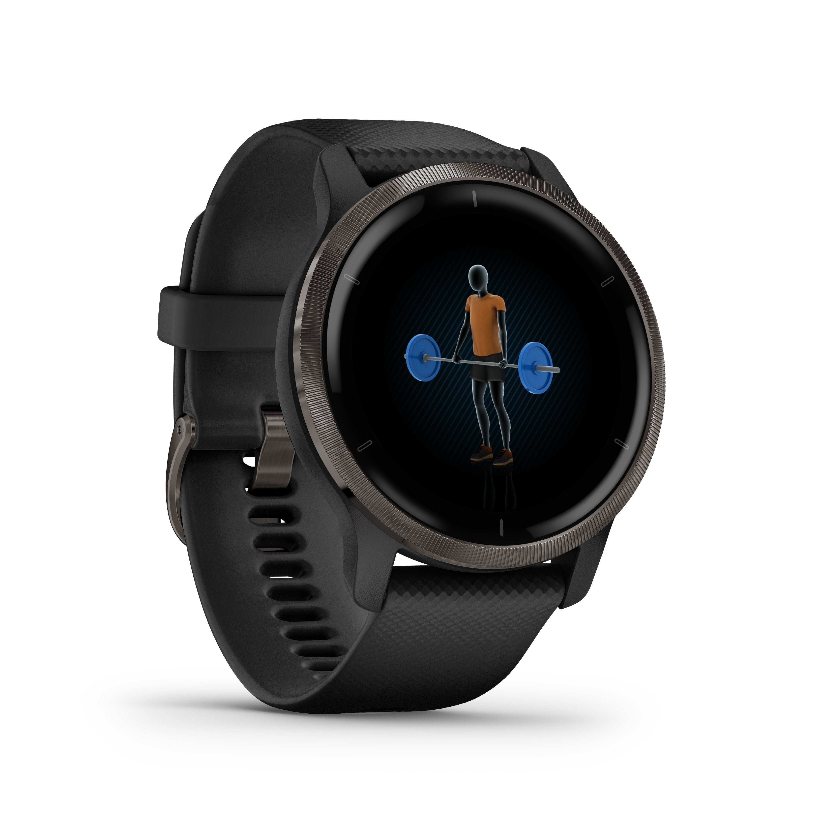 Garmin Venu 2 Negro/Pizarra Smartwatch Multideporte Wifi Gps Integrado Frecuencia Actividad Sueño 45 Mm