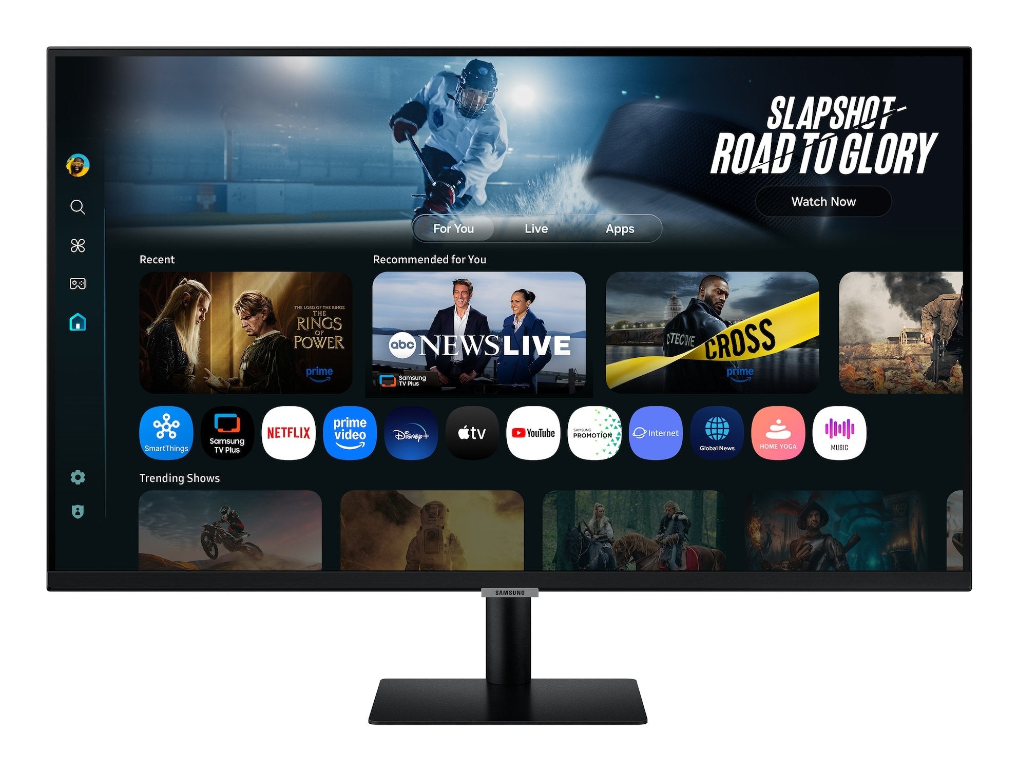 Samsung Ls32fm700uuxdu 32" Va Smart Monitor M7 M70f 4k, 3840x2160 16:9 300cd M2 4ms Hdmi Usb