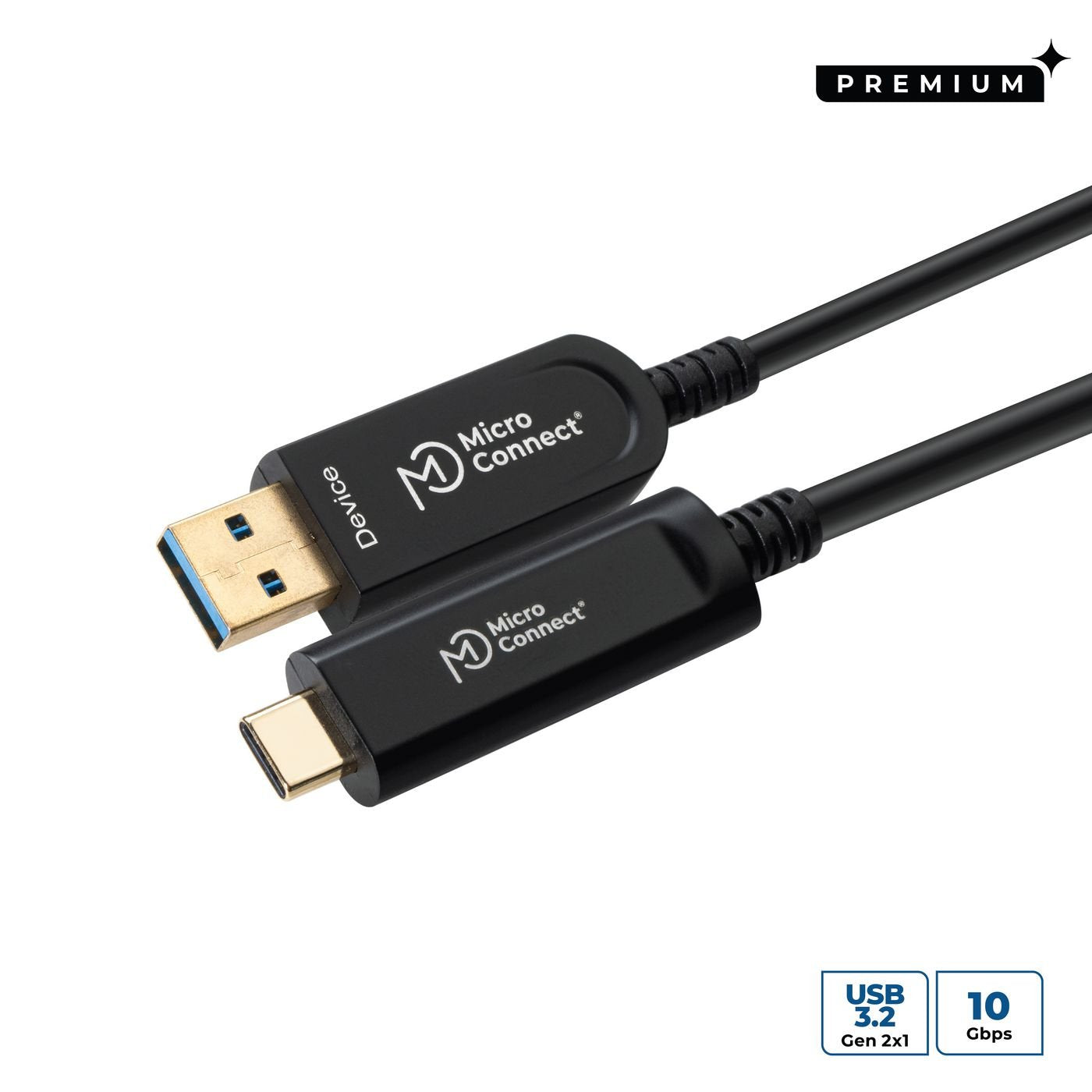 EAN 5704174890010 - Microconnect MC-USB3.2CA30OP cable USB USB 3.2 Gen 2 (3.1 Gen 2) 30 m USB A USB C Negro imagen 1