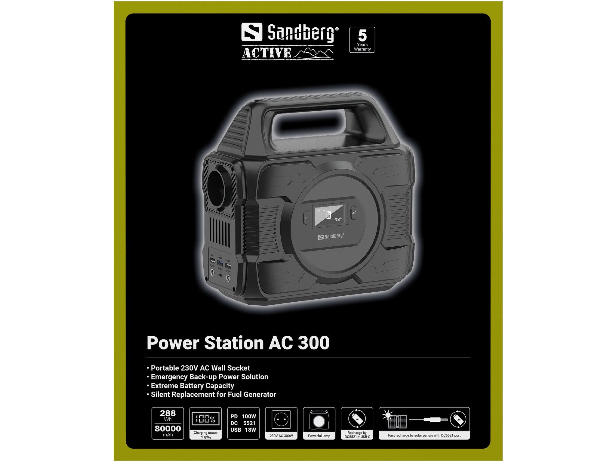 EAN 5705730420849 - Sandberg 420-84 estación de energía portátil 80000 mAh 300 W 3,26 kg imagen 7