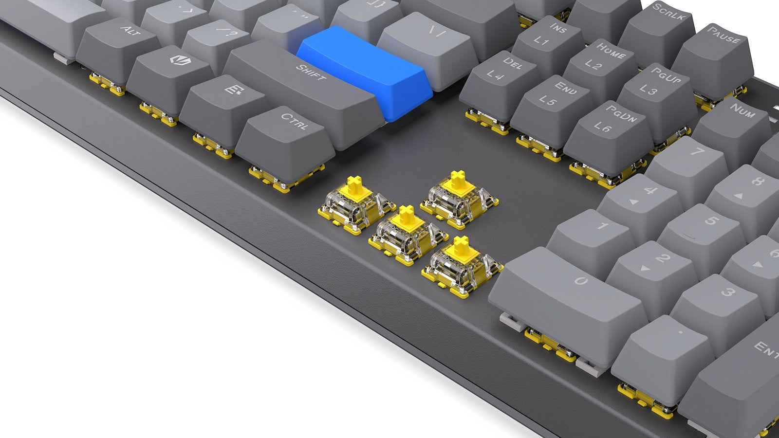 EAN 5903018666426 - ENDORFY Thock V2 teclado Juego USB + RF Wireless + Bluetooth QWERTY Inglés de EE. UU. Gris imagen 14