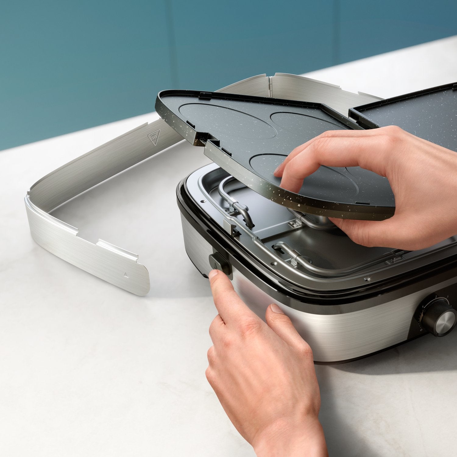 EAN 8720389056635 - Philips HD6222/90 parrilla eléctrica de contacto imagen 3