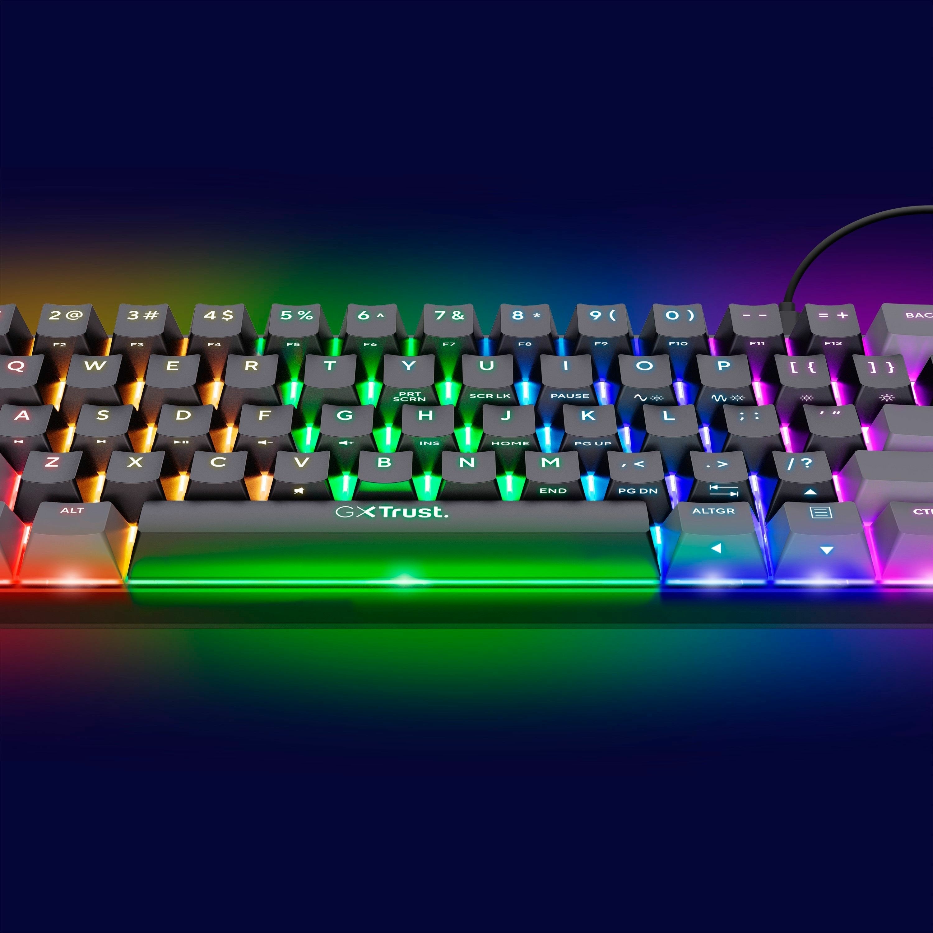 Trust Gxt 867 Acira - Teclado - Mecánico