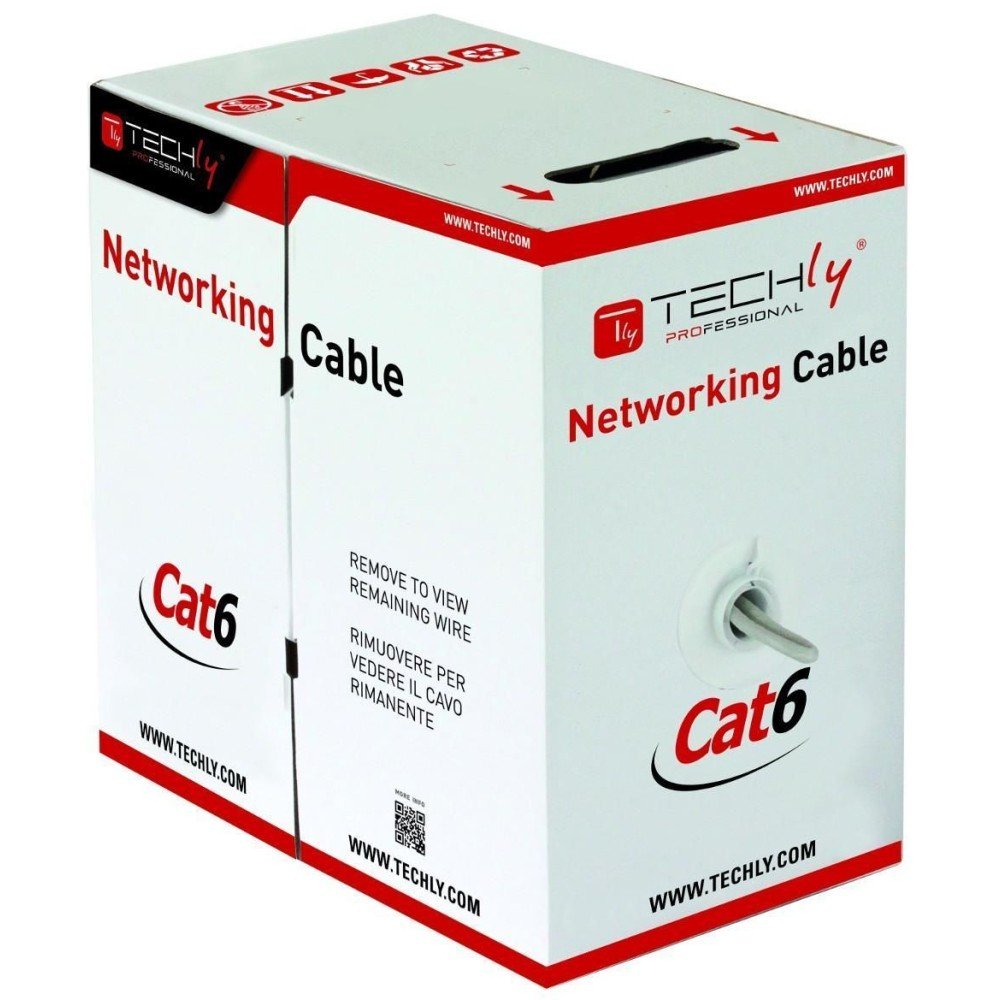 EAN 8054529022571 - Techly ITP9-FLU-0305 cable de red Gris 305 m Cat6 U/UTP (UTP) imagen 2