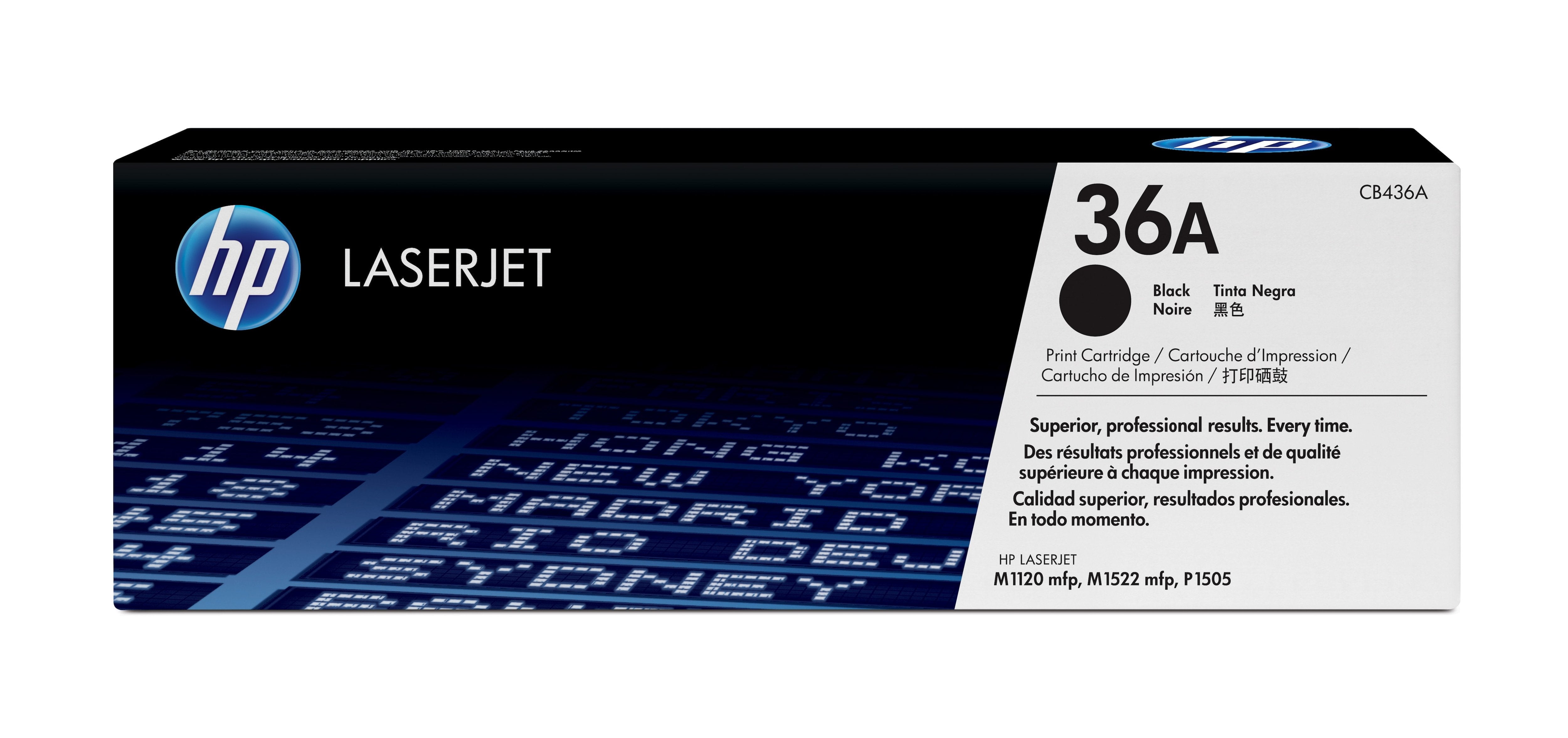 Tóner Original Hp 36a Negro Cb436a