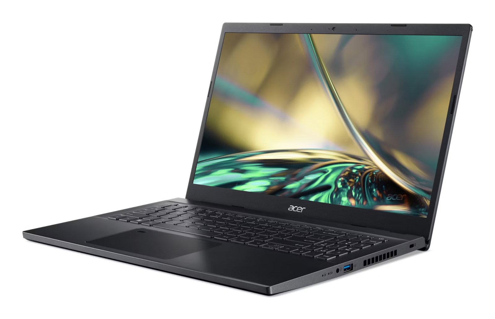 Notebook Gaming Aspire 7 A715-76g-5303 I5-12450h, 15.6 Fhd, 16gb, 512gb Ssd, Geforce Rtx 3050 4gb, Noos, Negro