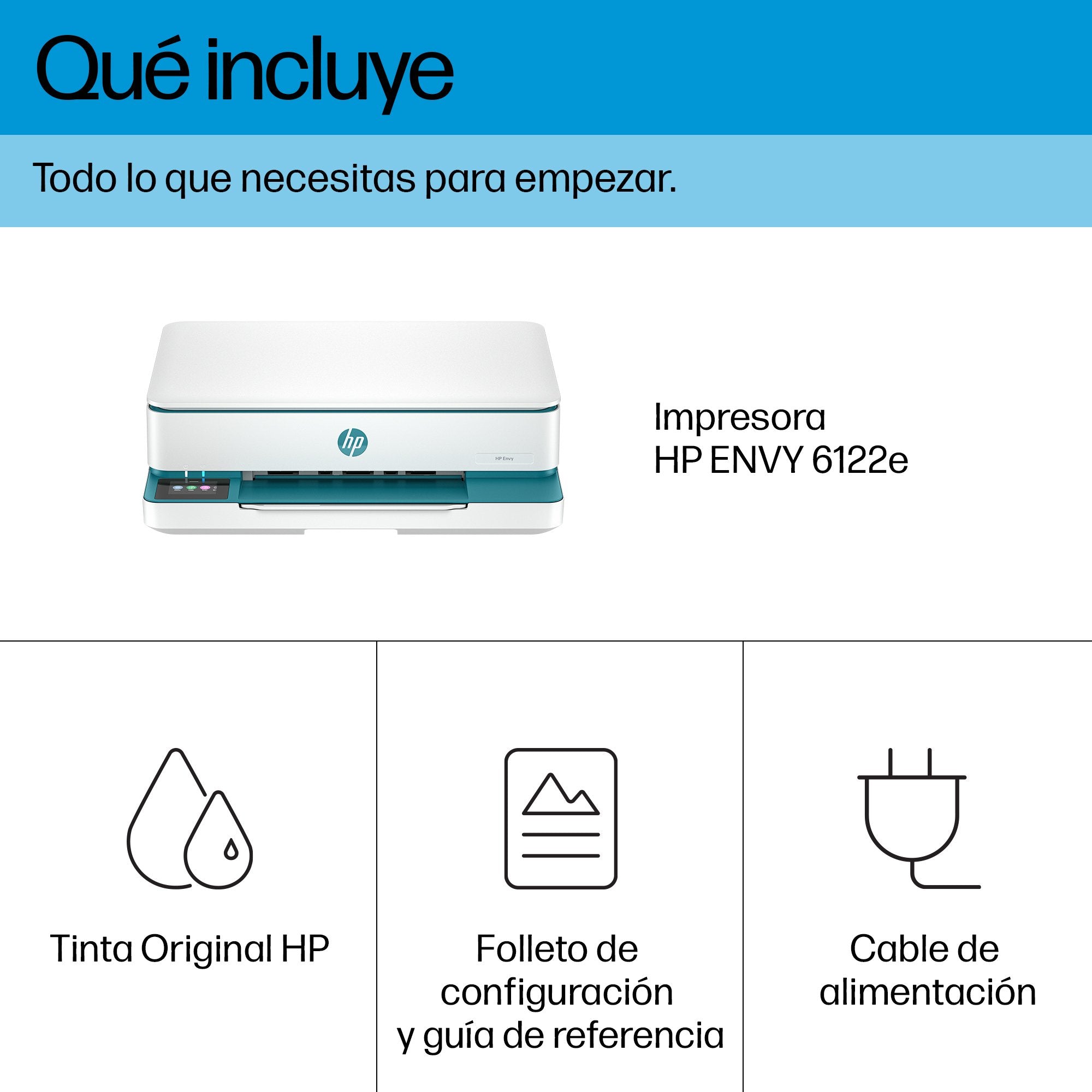 EAN 0197498438986 - HP ENVY 6122e All-in-One Printer Inyección de tinta térmica A4 4800 x 1200 DPI 10 ppm Wifi imagen 5