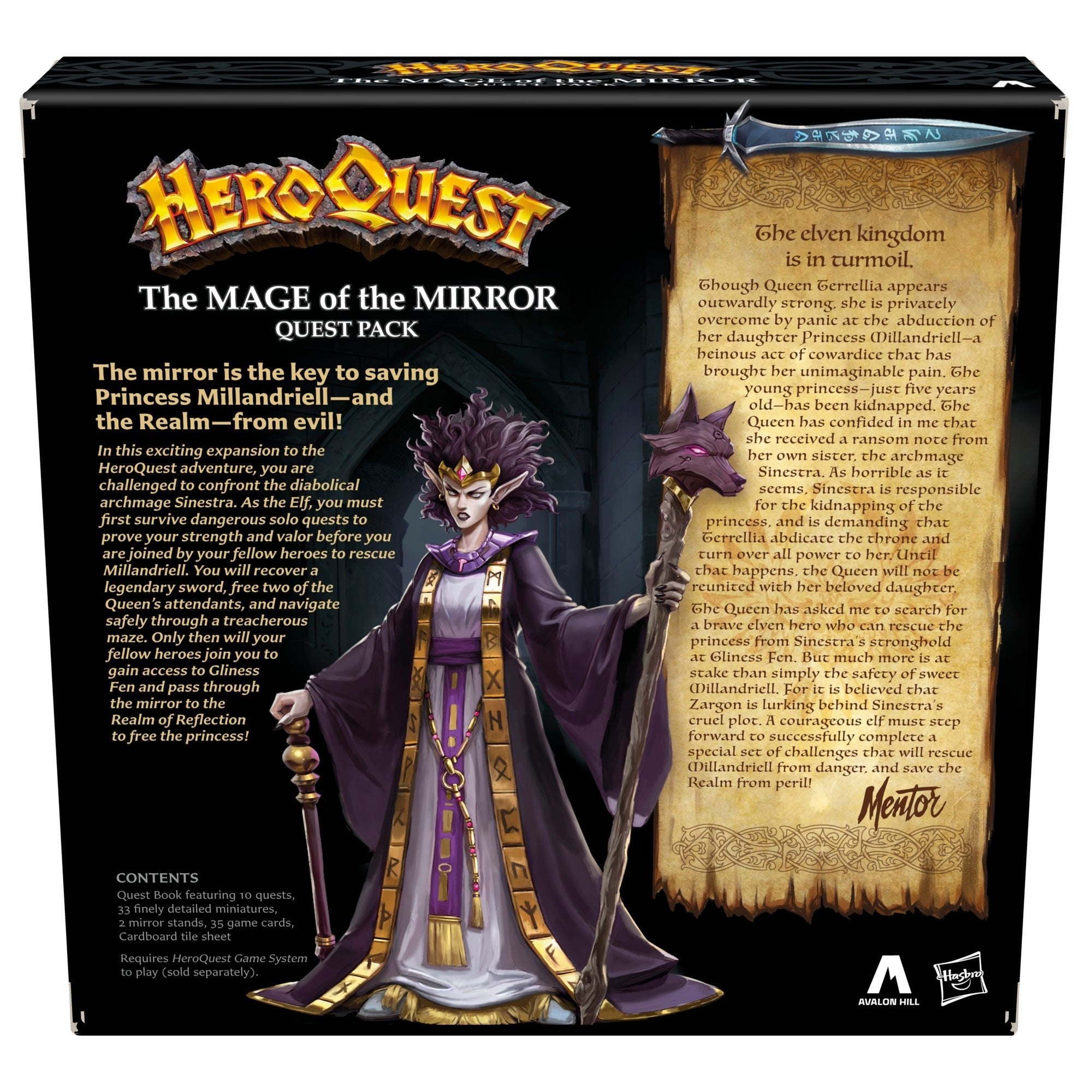 Expansion Juego De Mesa El Mago Del Espejo Heroquest Ingles