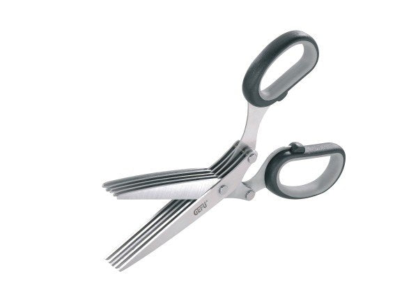 EAN 4006664126601 - GEFU 12660 tijera de cocina 191 mm Negro, Acero inoxidable Hierba imagen 1