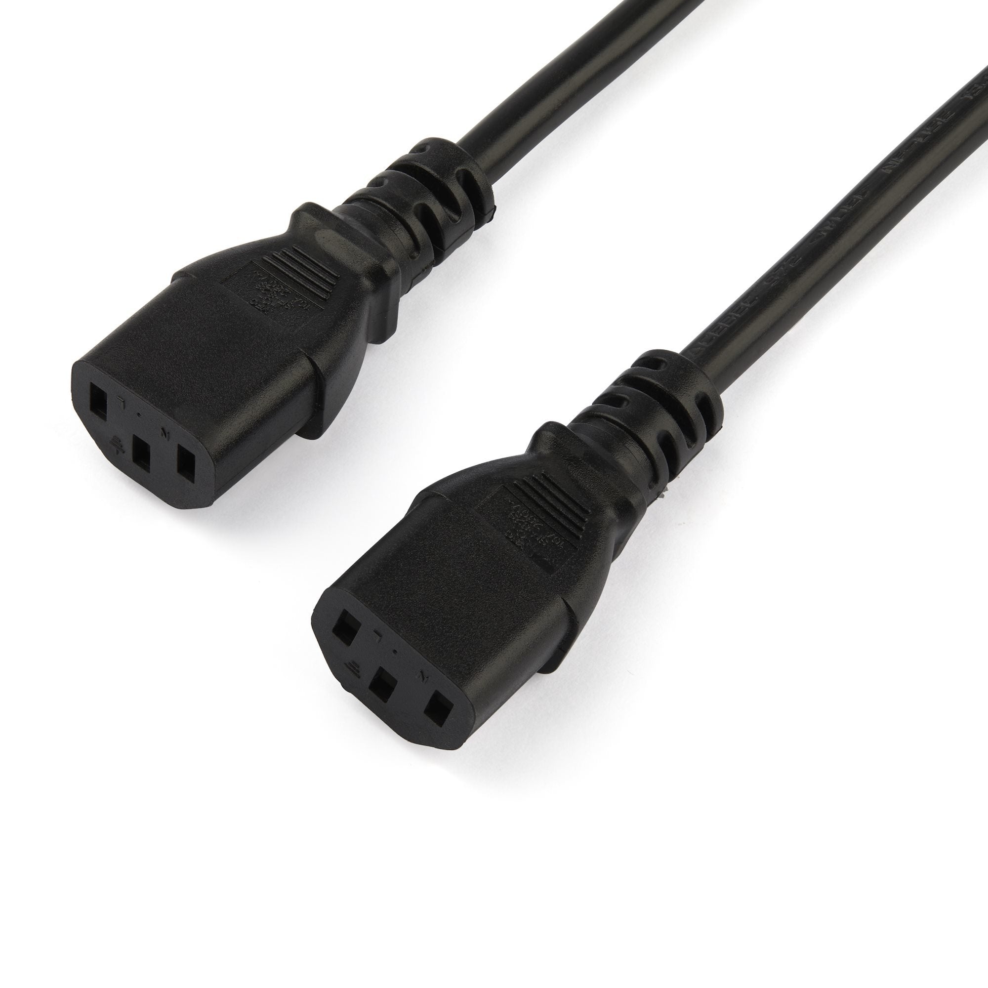 EAN 0065030879750 - StarTech.com PXT101YEU2M cable de transmisión Negro CEE7/7 Acoplador C13 2 x imagen 5