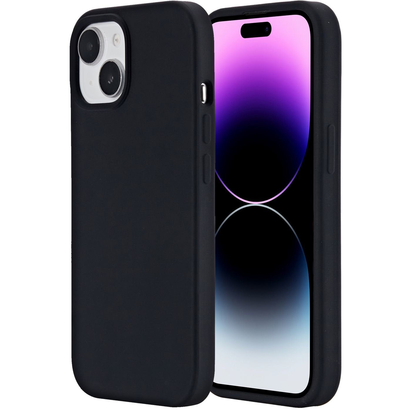 Infinite Riga Iphone 15 - Silicone Case Black 100% - Recycled Silicone - Warranty: 24m