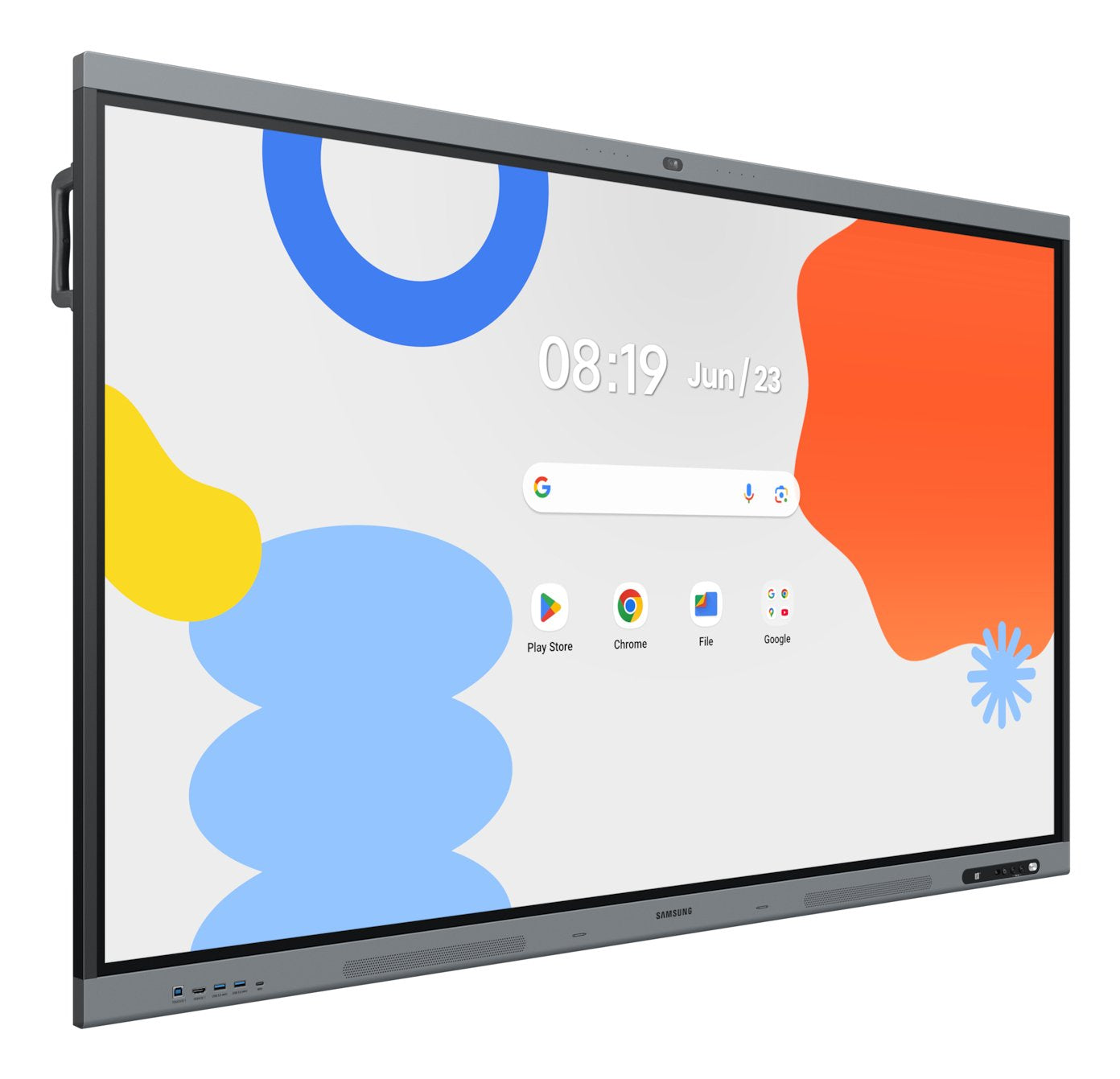 Samsung Lh86wafplgc Pizarra Blanca Interactiva 2,18 M (86") 3840 X 2160 Pixeles Pantalla Táctil Negro, Gris