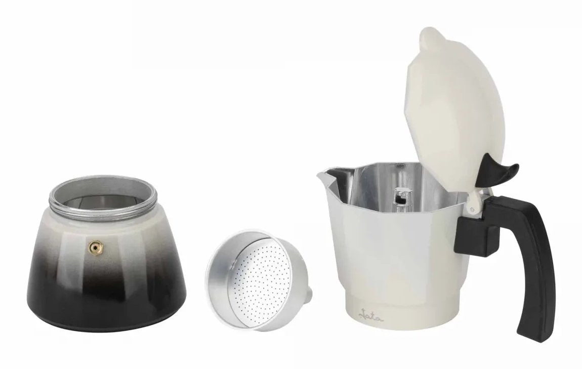 EAN 8436584384748 - JATA HCAF2409 cafetera manual Cafetera italiana 0,45 L Negro, Blanco imagen 5