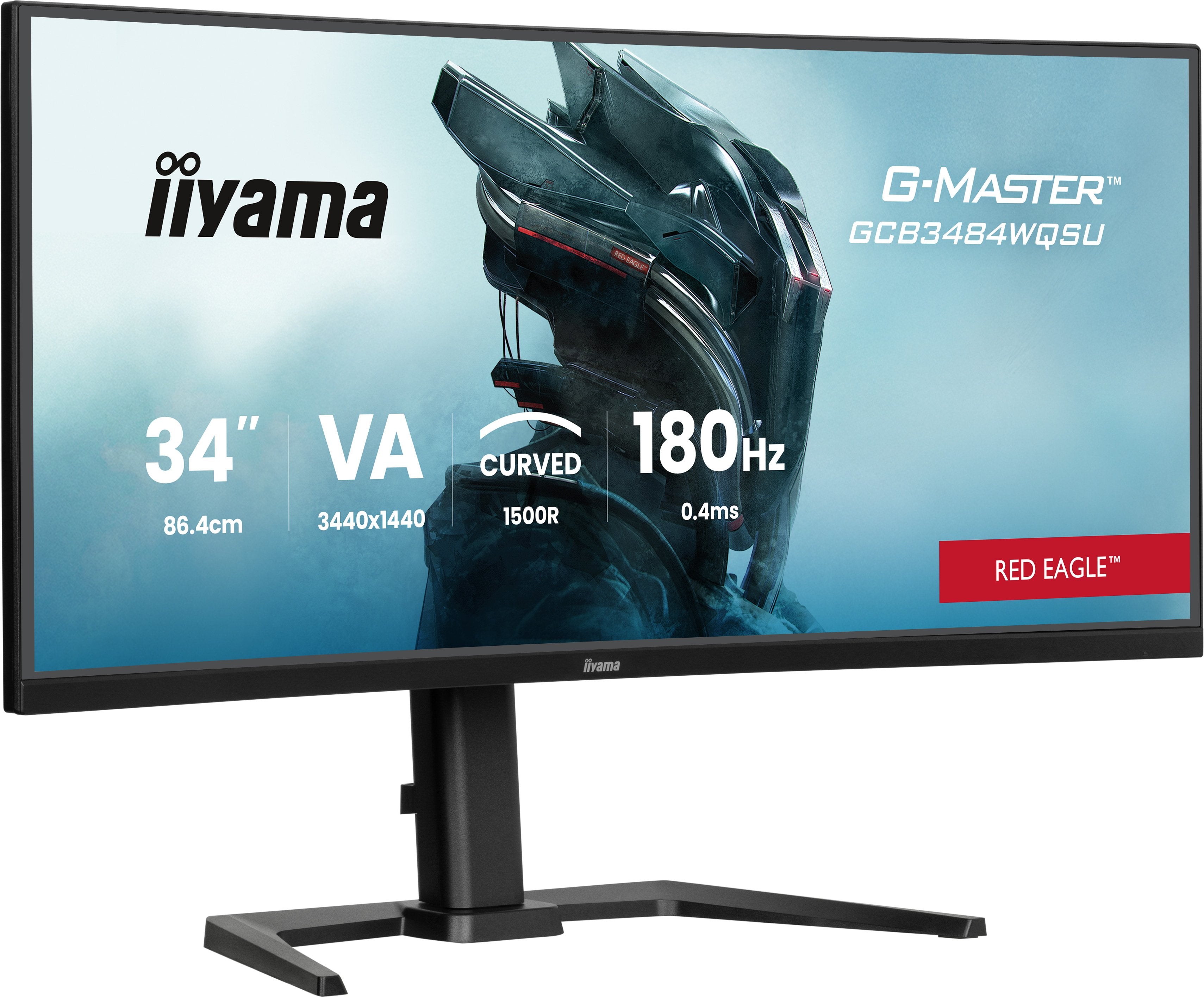 EAN 4948570125166 - iiyama G-MASTER GCB3484WQSU-B1 pantalla para PC 86,4 cm (34") 3440 x 1440 Pixeles UltraWide Quad HD LED N imagen 1